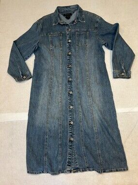 AshleyStewart denim dress or jacket size 16